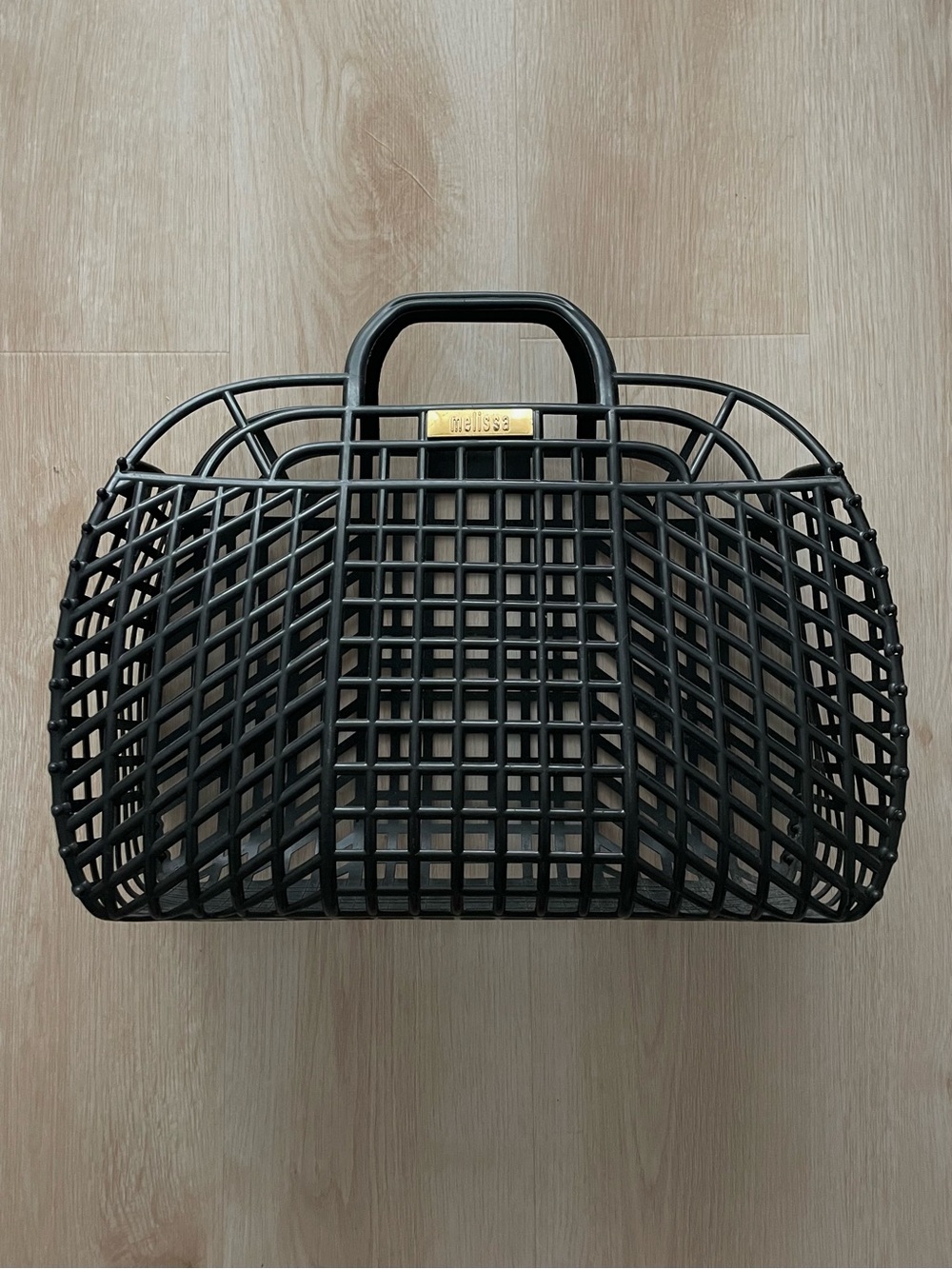 Melissa Refraction II Bag Black Geometric Tote